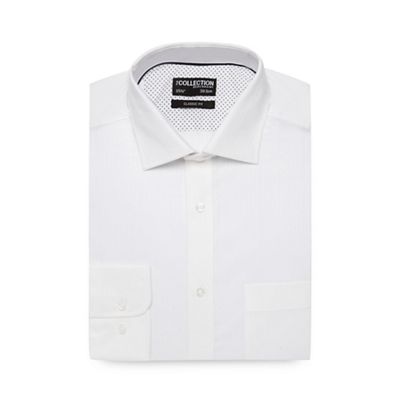 The Collection White striped regular fit shirt
